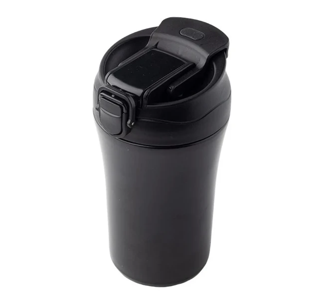 ТЕРМОЧАША С БУТОН ЗА ОТВАРЯНЕ И СЛАМКА 400ml